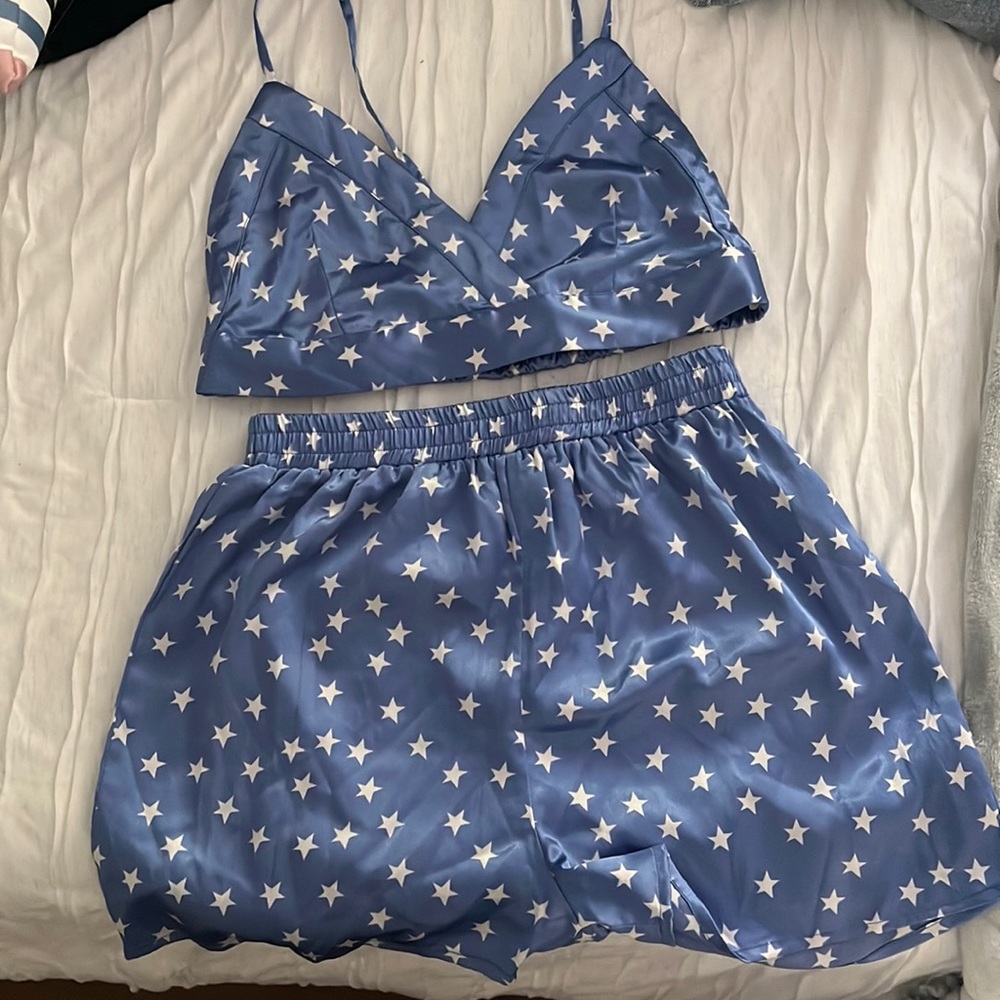 NWOT Nasty Gal 3 Piece PJ Set